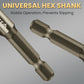 ⏳Time-Limited Special⏰4-Flute Eccentric Drill Bit Kit – Titanium-coated & multi-material ✨