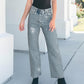 ✨50% OFF✨Straight Leg Jeans With Rhinestones