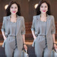 🔥50% OFF🔥Nice Gift-Woman's Fashionable And Slim Blazer 3-piece Suit Set