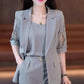 🔥50% OFF🔥Nice Gift-Woman's Fashionable And Slim Blazer 3-piece Suit Set