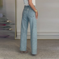✨50% OFF✨Straight Leg Jeans With Rhinestones