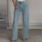 ✨50% OFF✨Straight Leg Jeans With Rhinestones