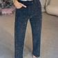 ✨50% OFF✨Straight Leg Jeans With Rhinestones