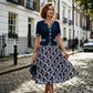📢48% OFF!!!⏰Elegant Floral Print A-Line Dress