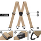 📢📢35% OFF !! ⏰Men's X-Back Suspenders with Hook Clips
