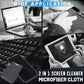 📢📢BUY 1  GET 1 FREE !! ⏰2-in-1 Screen Cleaner & Microfiber Cloth: Spray & Wipe, No Residue, Portable