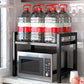 🎉 2026 Sale — Over 33,700 Sold!🍳 Expandable Microwave Rack Adjustable Kitchen Storage Shelf With Hooks ✨