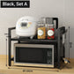 🎉 2026 Sale — Over 33,700 Sold!🍳 Expandable Microwave Rack Adjustable Kitchen Storage Shelf With Hooks ✨