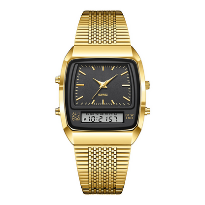 📢🔥LIMITED-TIME 50% OFF!⏰Retro Style Square Face Multifunction Watch
