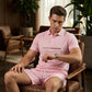 👕 LIMITED-TIME 50% OFF! ✨ Men's Summer Breathable Shirt & Shorts Set