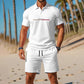 👕 LIMITED-TIME 50% OFF! ✨ Men's Summer Breathable Shirt & Shorts Set