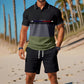 👕 LIMITED-TIME 50% OFF! ✨ Men's Summer Breathable Shirt & Shorts Set