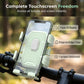 📢📢40% OFF !! ⏰ Universal Cycling Phone Mount‑1-Second Instant Lock Bike Phone Holder, 360° Rotation Shockproof Bracket for Bicycle & Motorcycle