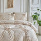 🛏️ 50% OFF!☁️Elegant Pinch Pleat Duvet Cover Set