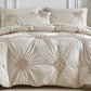 🛏️ 50% OFF!☁️Elegant Pinch Pleat Duvet Cover Set