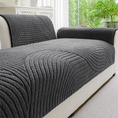 📢📢50% OFF !!⏰Cotton Velvet Winter Sofa Cushion Non-Slip Plush Couch Cover