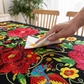 📢📢50% OFF !!⏰Mexican Floral Tablecloth with Scalloped Edge