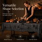 Spooky Halloween Patterns Tablecloth and Placemats Set