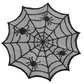 Spooky Halloween Patterns Tablecloth and Placemats Set