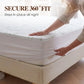 🛏️ 50% Off! 🌿 Waterproof Bamboo Fiber Mattress Protector – Breathable, Anti-Mite TPU – 360° Fitted Sheet for Peaceful Nights 💤