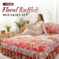 📢📢50% OFF !! ⏰3-Piece Floral Ruffled Bed Skirt Set