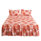 📢📢50% OFF !! ⏰3-Piece Floral Ruffled Bed Skirt Set