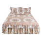 📢📢50% OFF !! ⏰3-Piece Floral Ruffled Bed Skirt Set