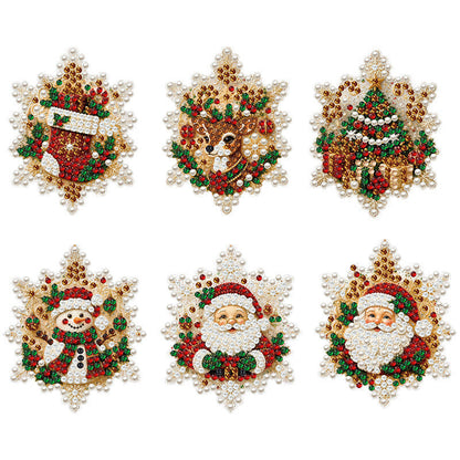 🎄 LIMITED-TIME 50% OFF! ✨ Christmas DIY Painting Hanging Ornaments Set – Pearl Shine, Fun Craft, Festive Decor ✨