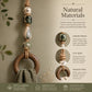 📢📢50% OFF !! ⏰  Decorative Beaded Towel Hanger with Wooden Ring – Rustic, Artisanal, Multi-use ✨