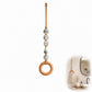 📢📢50% OFF !! ⏰  Decorative Beaded Towel Hanger with Wooden Ring – Rustic, Artisanal, Multi-use ✨