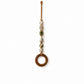 📢📢50% OFF !! ⏰  Decorative Beaded Towel Hanger with Wooden Ring – Rustic, Artisanal, Multi-use ✨
