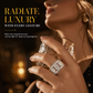 💍 LIMITED-TIME 50% OFF! Plated Cubic Zirconia Engagement Ring, Marquise Cut Fashion Jewelry