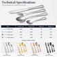 📢📢50% OFF !! ⏰4-Piece Stainless Steel Flatware Set