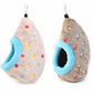 🐦 50% OFF! ✨ Hanging Cotton Bird Nest Hammock – Double-Layer Fleece Warmth, Enclosed Oval Nesting Cave & Durable Metal Hook – Cozy Winter Hideout for Small Birds 🥚