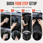 📢📢40% OFF !! ⏰ Portable Car Rear Shower Tent – Quick setup & privacy for camping ✨