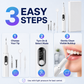 📢📢40% OFF !! ⏰Portable Ultrasonic Teeth Cleaner and Tartar Remover Set