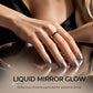 📢📢50% OFF !! ⏰ No-Bake Nail Polish — Galaxy Chrome Silver, Quick Air-Dry, No UV Lamp