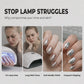 📢📢50% OFF !! ⏰ No-Bake Nail Polish — Galaxy Chrome Silver, Quick Air-Dry, No UV Lamp