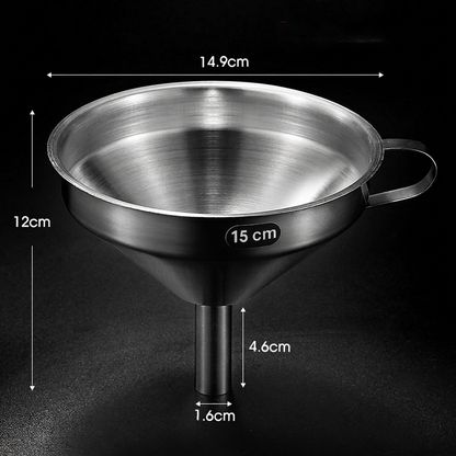 ⚡ LIMITED-TIME 50% OFF! Stainless Steel Filter Funnel – Kitchen & Lab Multi-use Funnel ✨