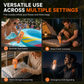 📢📢40% OFF !! ⏰ Portable Outdoor Air Pump and Deflator with Emergency Light Ambient Light and SOS Function for Pool Floats Inflatable Boats and Air Mattresses