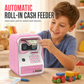 📢📢40% OFF !! ⏰Kids Electronic ATM Piggy Bank Toy with Password Lock Simulated Fingerprint Sensor Card Insertion and Auto Scroll Money Saving Box