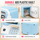 📢📢40% OFF !! ⏰Kids Electronic ATM Piggy Bank Toy with Password Lock Simulated Fingerprint Sensor Card Insertion and Auto Scroll Money Saving Box
