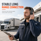 📢📢40% OFF !! ⏰Wireless Bluetooth Call Center Headset with ENC Environmental Noise Cancellation and Auto Pairing for Customer Service and Truck Drivers