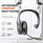 📢📢40% OFF !! ⏰Wireless Bluetooth Call Center Headset with ENC Environmental Noise Cancellation and Auto Pairing for Customer Service and Truck Drivers