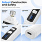 Electric Pet Nail Grinder with Dual LED Lights Grooming Trimmer for Dogs and Cats