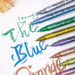 🎨Vibrant Colors Metallic Marker Pens Set | Shiny Metallic Art Markers for Crafts & DIY