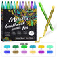 🎨Vibrant Colors Metallic Marker Pens Set | Shiny Metallic Art Markers for Crafts & DIY