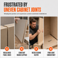 🎁 Buy 1 Get 1 FREE – 🛠️ Wardrobe & Cabinet Side Filler Panel Positioning Tool for Precise Alignment