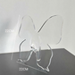 🦋 Transparent Butterfly Vase – crystal-clear plastic with a stable base. Perfect for flowers, table decor and gifting! ✨💐