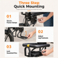 🚴 Parent-Child Bike Seat: Carbon Steel Frame, Enclosed Guardrail, Cushion